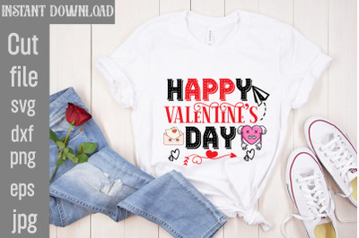 Happy Valentine&amp;&23;039;s Day SVG cut file&2C;Valentine Quotes&2C; New Quotes&2C; bundl