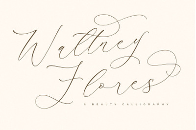Waltney Flores - Beauty Calligraphy