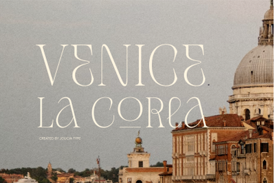 Venice La Corla | Elegant Serif Font