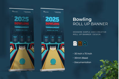 Bowling - Roll Up Banner