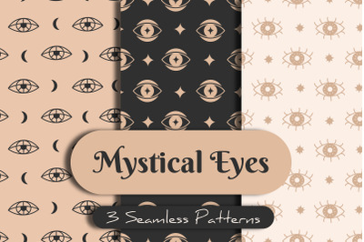 Mystical Eyes Seamless Patterns