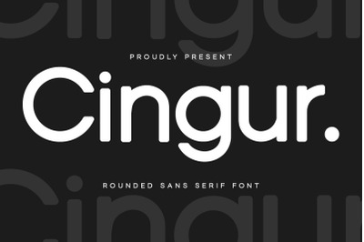 Cingur Rounded Sans Serif Font