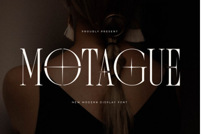 Motague - New Modern Display Font