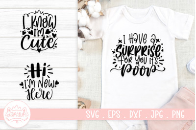 Baby Quotes SVG Cut File