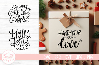 Christmas Packaging Quotes SVG Cut File