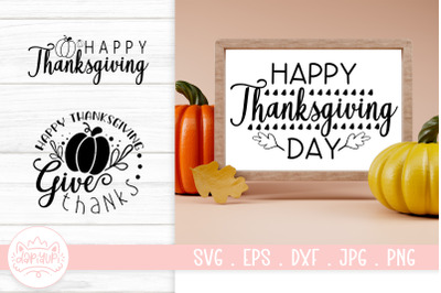 Farmhouse Thanksgiving Quotes SVG Cut File