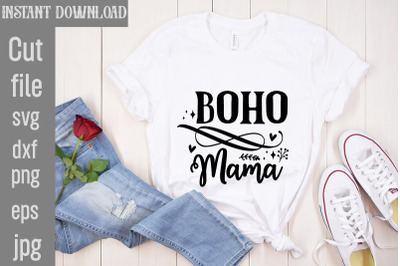 Boho Mama SVG cut file,Boho svg bundle, boho svg, flower svg, moon pha