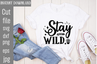 Stay Wild SVG cut file&2C;Boho svg bundle&2C; boho svg&2C; flower svg&2C; moon pha