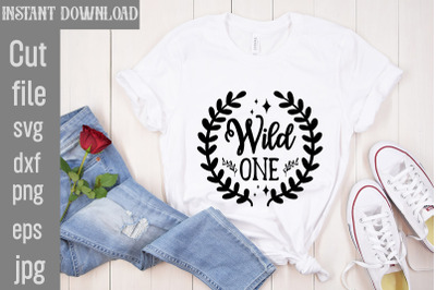 Wild One SVG cut file&2C;Boho svg bundle&2C; boho svg&2C; flower svg&2C; moon phas