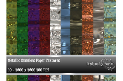 Metallic Seamless Paper Textures