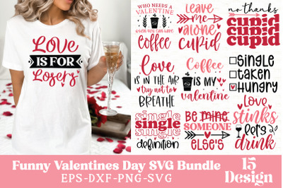 Funny Valentines Day SVG Bundle