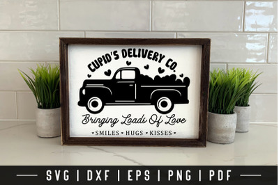 Cupid&amp;&23;039;s Delivery Co&2C; Farmhouse Valentine SVG