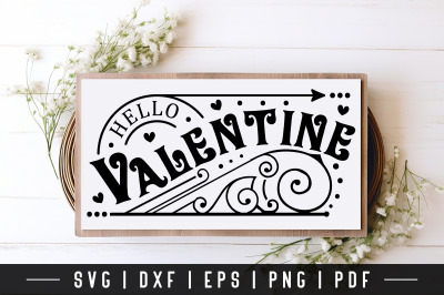 Valentines Day Farmhouse Decor Sign SVG