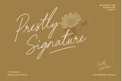 Prestly Signature - Handwritten Signature
