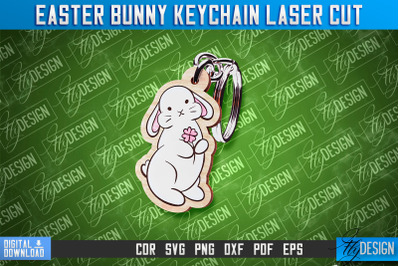 Easter Keychain Design |Easter Bunny Keychain Laser Cut | Happy Easter