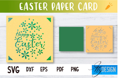 Easter Paper Craft | Paper Cut Easter Card | Bunny Paper Cut