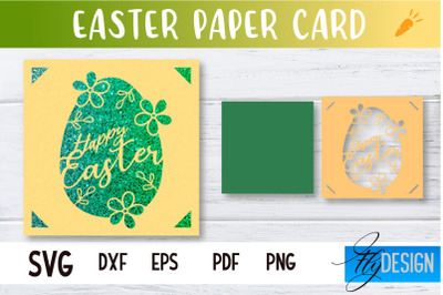 Easter Paper Craft | Paper Cut Easter Card | Bunny Paper Cut