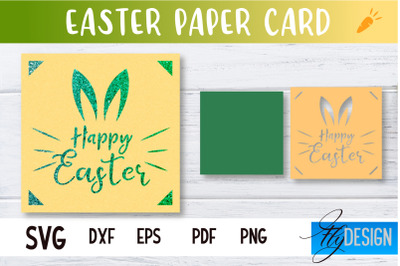 Easter Paper Craft | Paper Cut Easter Card | Bunny Paper Cut