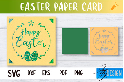 Easter Paper Craft | Paper Cut Easter Card | Bunny Paper Cut