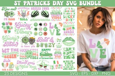 St Patrick&#039;s Day SVG Bundle Sublimation Cut file