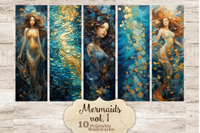 Mermaids Bookmarks | Fantasy Printable