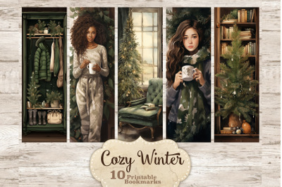 Cozy Winter Bookmarks | Booklover Printable