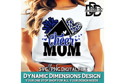 Cheer Mom svg, dxf eps png, megaphone svg, pom pom svg, pompom, cheer