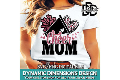 Cheer Mom svg, dxf eps png, megaphone svg, pom pom svg, pompom, cheer