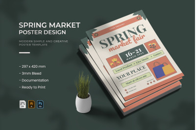 Spring Market Fair - Poster