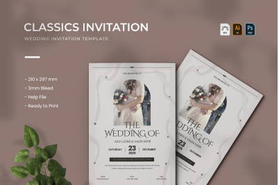 Classics - Wedding Invitation