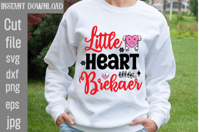 Little Heart Brekaer SVG cut file&2C;Valentine Quotes&2C; New Quotes&2C; bundle