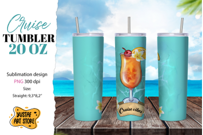 Cruise tumbler sublimation. Cruise vibes. Vacation tumbler