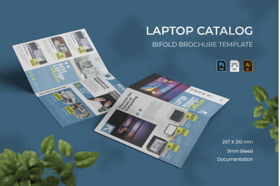 Laptop Catalog - Bifold Brochure