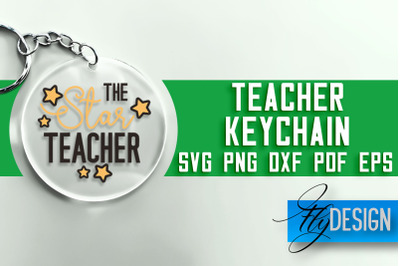 Teacher Keychain SVG | School SVG Quotes | SVG File