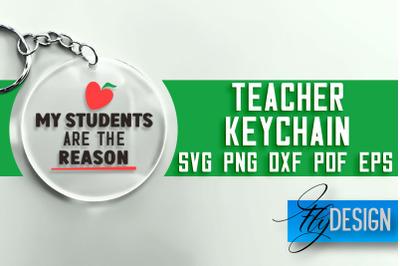 Teacher Keychain SVG | School SVG Quotes | SVG File