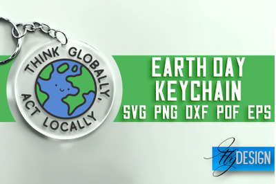 Earth Day Keychain SVG | Earth Day SVG Quotes | SVG File