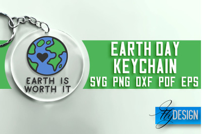 Earth Day Keychain SVG | Earth Day SVG Quotes | SVG File