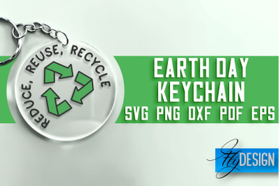 Earth Day Keychain SVG | Earth Day SVG Quotes | SVG File