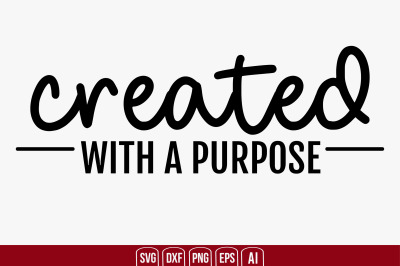 Created with a Purpose svg cut file