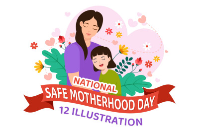 12 National Safe Motherhood Day Illustration