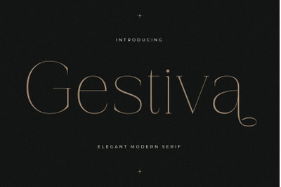 Gestiva - Elegant Modern Serif