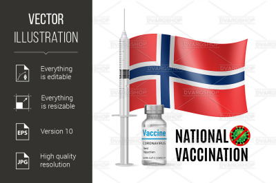 Immunization Icon of Norway