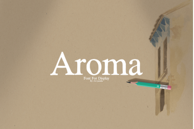 Aroma A Typeface