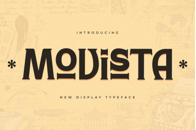 Movista - New Display Typeface