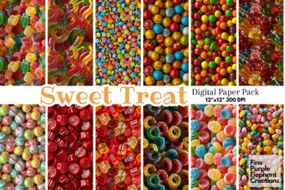 Candy Cake Sweets Chocolate Gummy Texture Paper