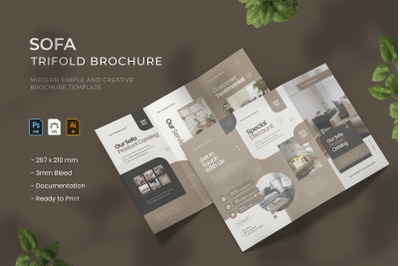 Sofa - Trifold Brochure