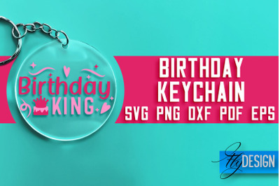 Birthday Keychain SVG Design | Birthday Quotes SVG Design