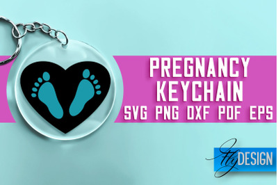 &nbsp;Pregnancy Keychain SVG Design | Pregnancy Quotes SVG Design