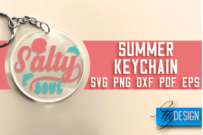 Summer Keychain SVG | Happy Quotes SVG &amp;nbsp;| SVG File