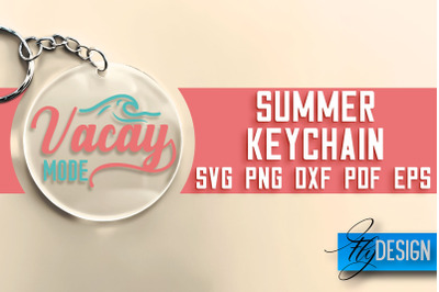 Summer Keychain SVG | Happy Quotes SVG &nbsp;| SVG File